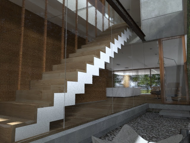 Obra de hormigón armado en construcción